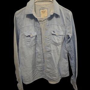 Abercrombie & Fitch Light Blue Button-Up Shirt